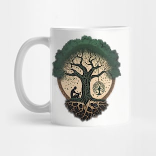 Meditation under a Tree - Designs for a Green Future Mug